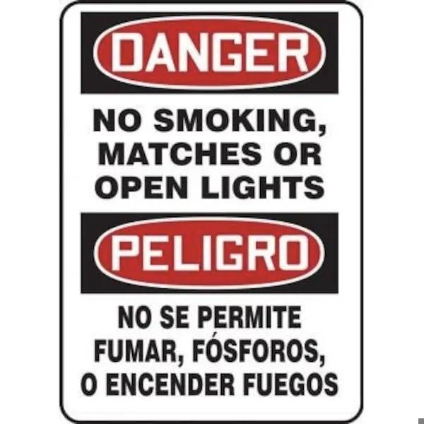 Accuform BILINGUAL Safety Sign SPANISH SBMSMK137VA SBMSMK137VA - main